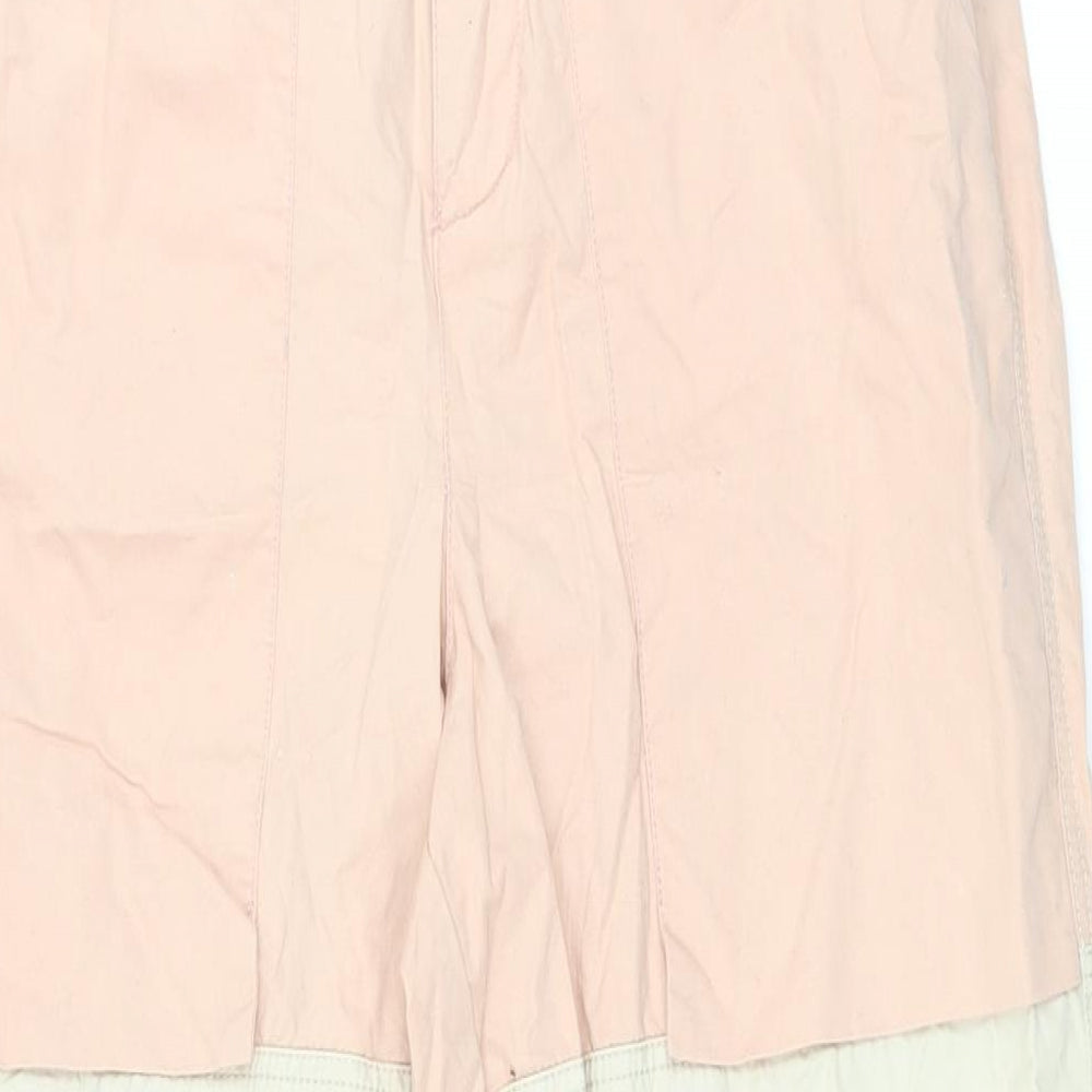 Womens UK Size M Bershka Regular Fit  Pink Trousers