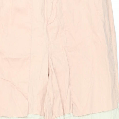Womens UK Size M Bershka Regular Fit  Pink Trousers