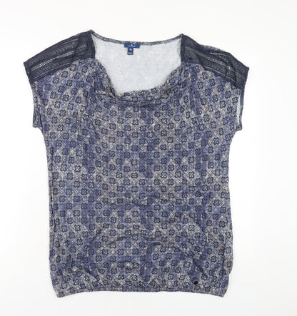 Womens UK Size XL TOM TAILOR Blue Basic T-Shirt