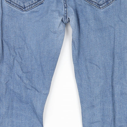 Mens UK Size 30 in Topman Regular Fit Skinny Blue Jeans