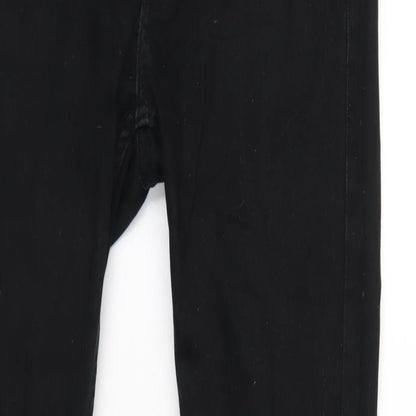 Mens UK Size 30 in Topman Regular Fit Skinny Black Jeans