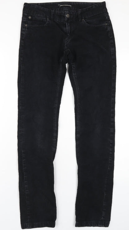 Womens UK Size 27 in Drykorn Slim Fit  Black Trousers