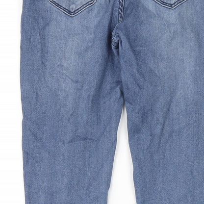 H&M Girls Blue Cotton Jegging Jeans Size 14 Years L29 in Regular Pullover