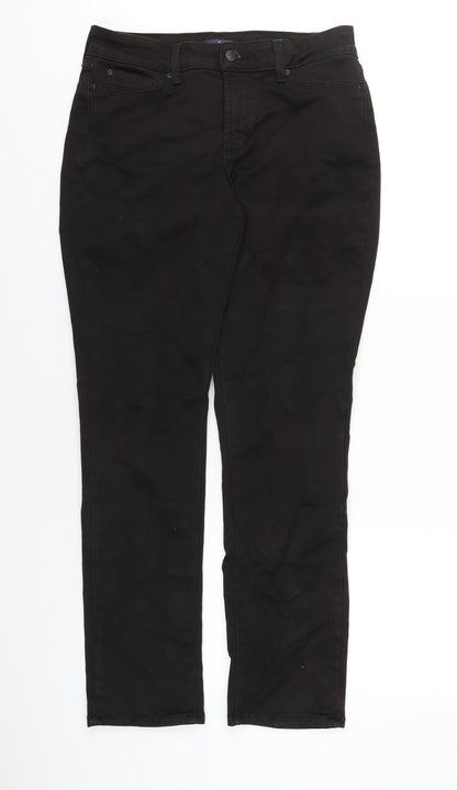 Womens UK Size 8 NYJD Regular Fit Jegging Black Jeans
