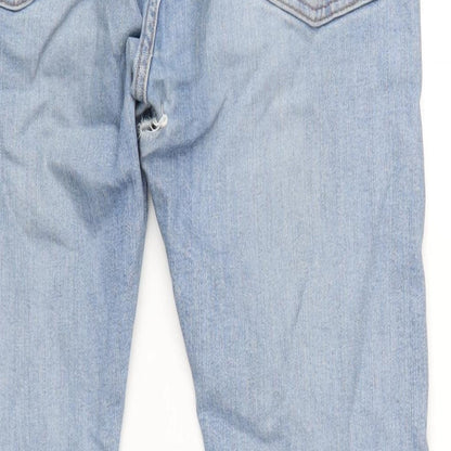 Levi's Mens Blue Cotton Skinny Jeans Size 33 in L32 in Regular Zip