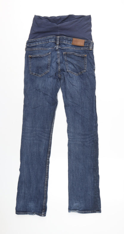 Womens UK Size 8 H&M Regular Fit Straight Blue Jeans
