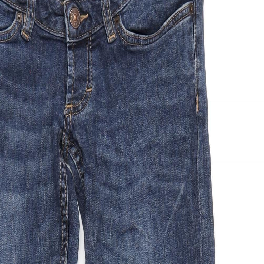 Womens UK Size 8 H&M Regular Fit Straight Blue Jeans