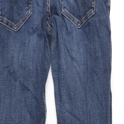 Womens UK Size 8 H&M Regular Fit Straight Blue Jeans