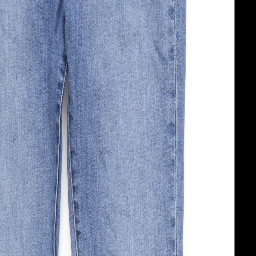 Womens UK Size 29 in H&M Regular Fit Skinny Blue Jeans