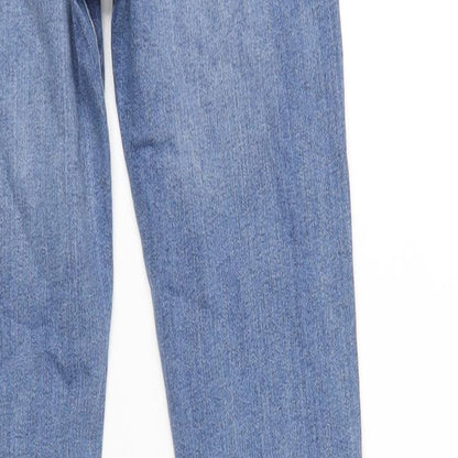 Womens UK Size 29 in H&M Regular Fit Skinny Blue Jeans