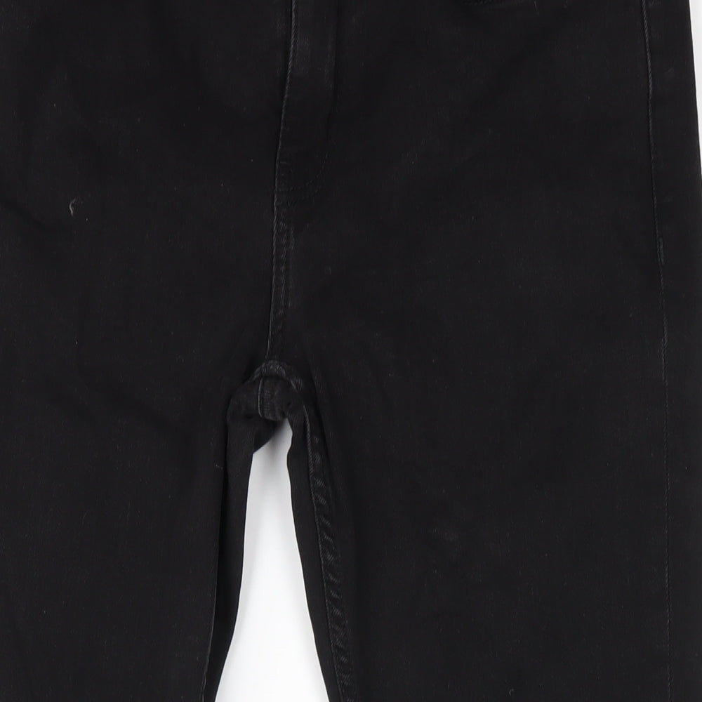 ASOS Mens Black Cotton Skinny Jeans Size 33 in L30 in Regular Zip