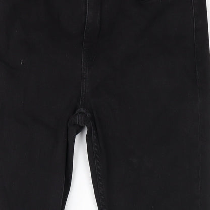 ASOS Mens Black Cotton Skinny Jeans Size 33 in L30 in Regular Zip
