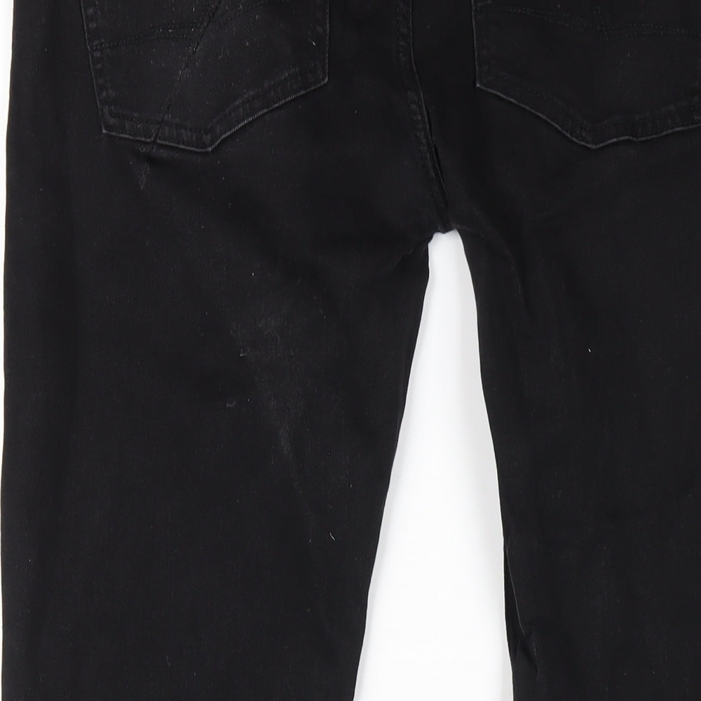 ASOS Mens Black Cotton Skinny Jeans Size 33 in L30 in Regular Zip