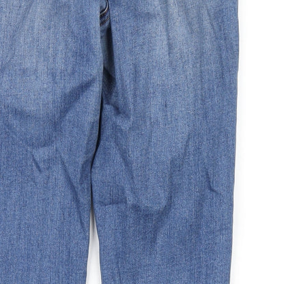 Womens UK Size 12 Papaya Regular Fit Skinny Blue Jeans