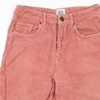 Womens UK Size 26 in BDG Regular Fit  Pink Trousers