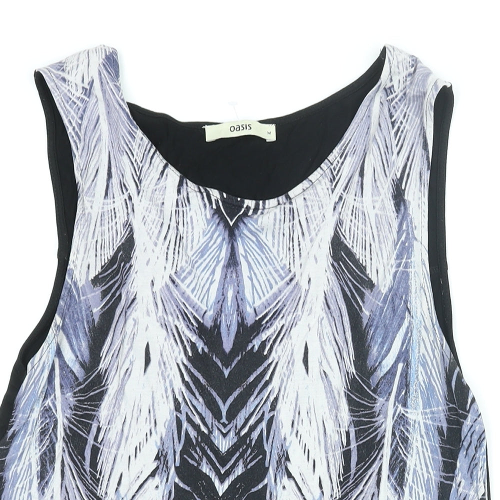 Womens UK Size M Oasis Multicoloured Camisole Blouse