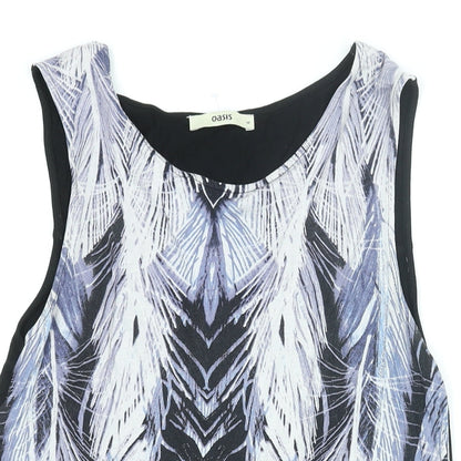 Womens UK Size M Oasis Multicoloured Camisole Blouse