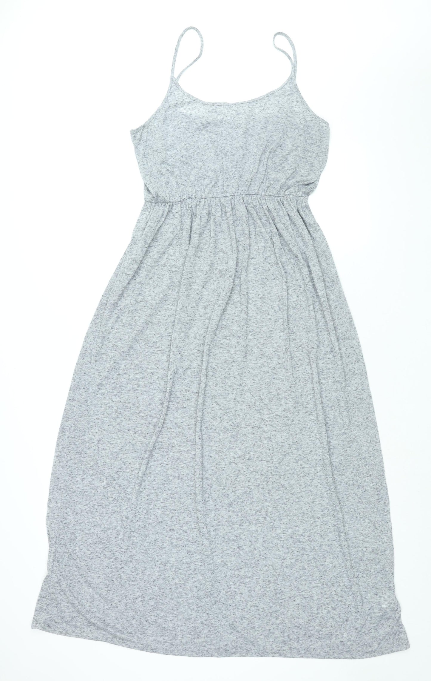 Divided by H&M Womens Grey Polyester Maxi Size L Scoop Neck Pullover