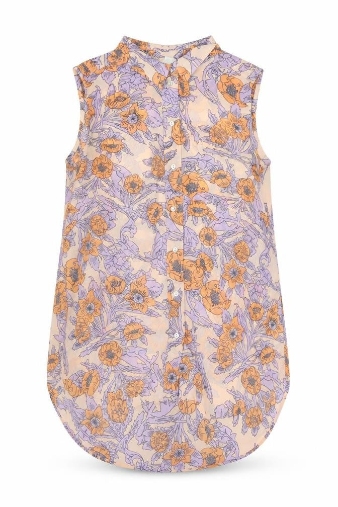 Womens UK Size 6 H&M Multicoloured Basic Blouse