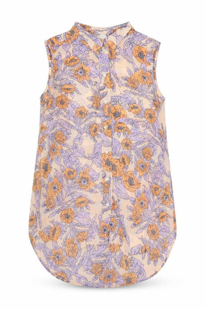 Womens UK Size 6 H&M Multicoloured Basic Blouse