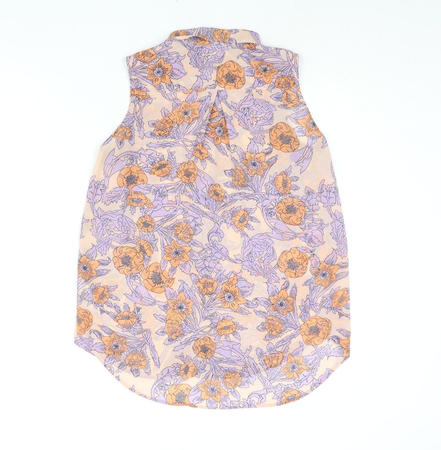 Womens UK Size 6 H&M Multicoloured Basic Blouse