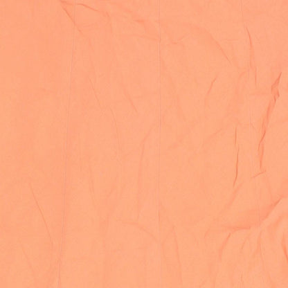 Marks and Spencer Womens Orange Lyocell A-Line Skirt Size 16