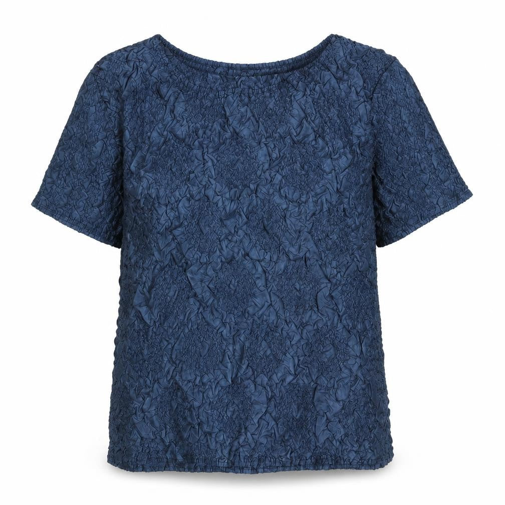 Womens UK Size M Just Elegance Blue Basic Blouse