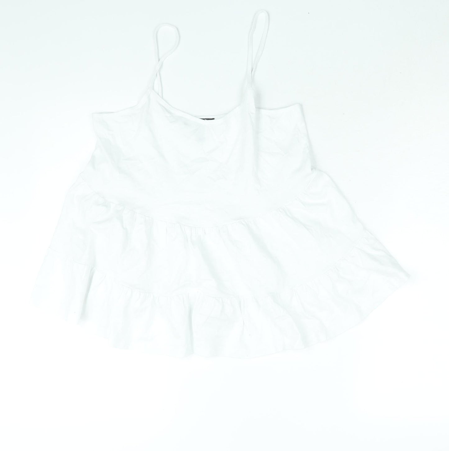 Womens UK Size 10 New Look White Camisole Blouse