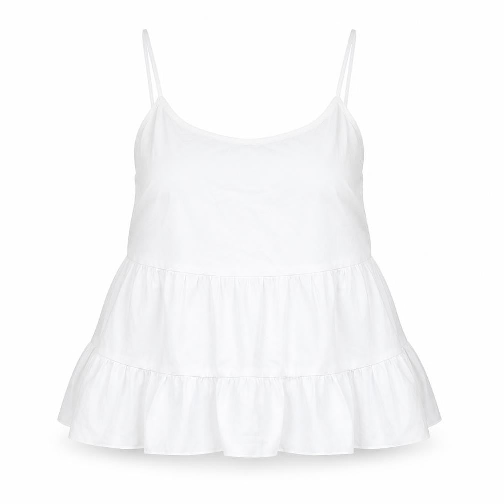 Womens UK Size 10 New Look White Camisole Blouse