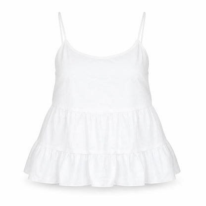 Womens UK Size 10 New Look White Camisole Blouse