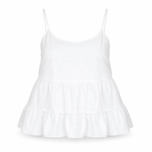 Womens UK Size 10 New Look White Camisole Blouse