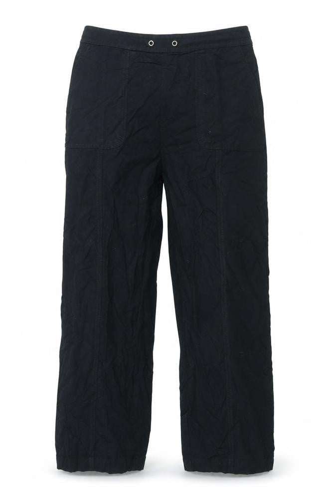 Womens UK Size 32 in EWM Regular Fit  Black Trousers
