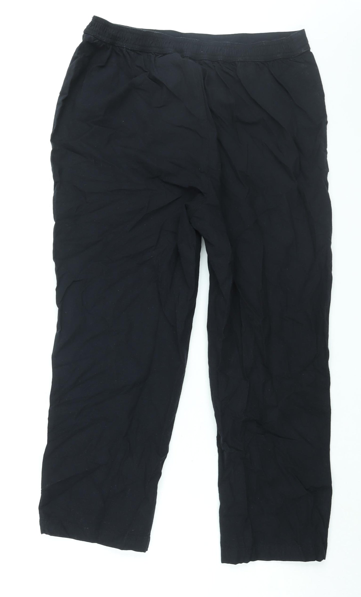 Womens UK Size 32 in EWM Regular Fit  Black Trousers