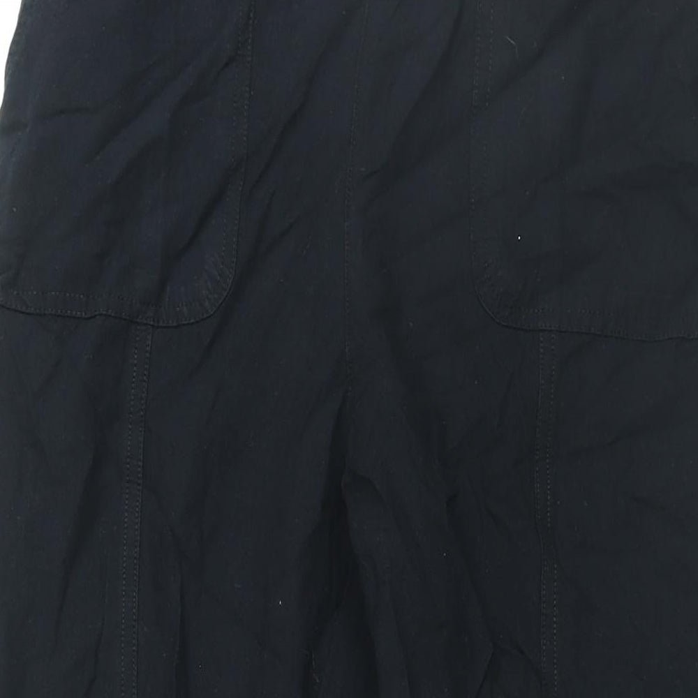 Womens UK Size 32 in EWM Regular Fit  Black Trousers