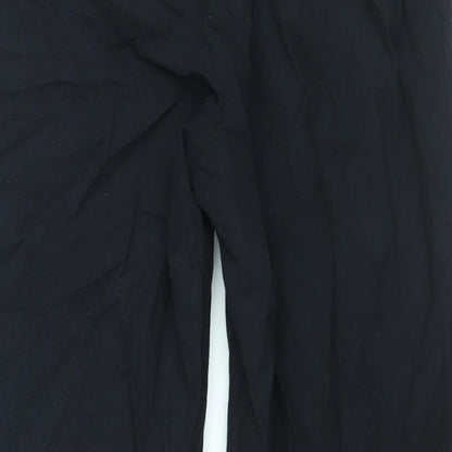 Womens UK Size 32 in EWM Regular Fit  Black Trousers