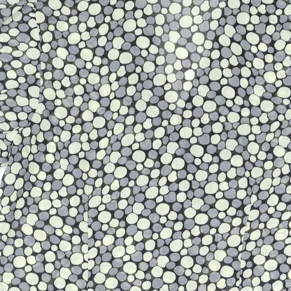 Mia Moda Womens Grey Geometric Polyester Basic Blouse Size 16 Collared - Frill