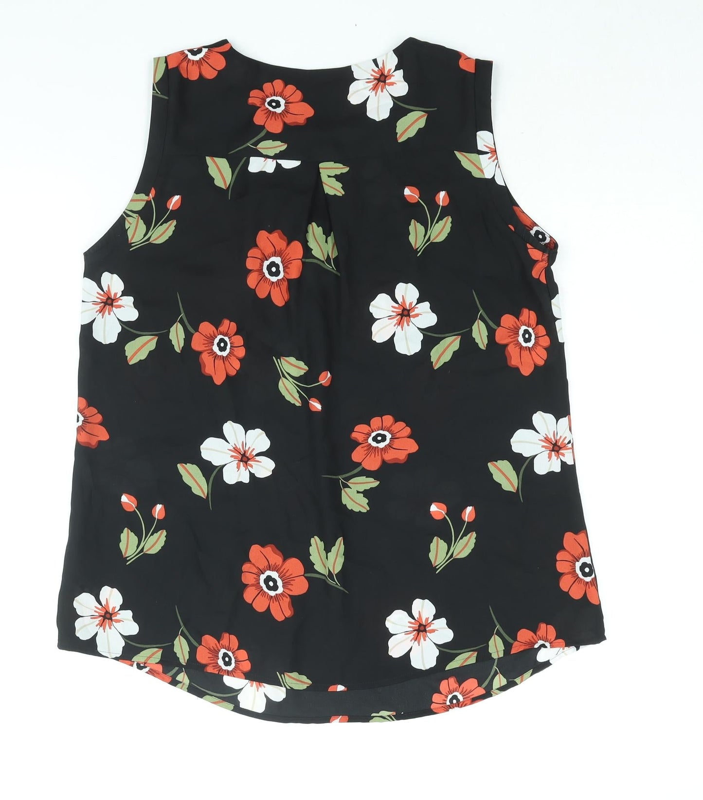 Womens UK Size 10 Marks and Spencer Black Camisole Blouse