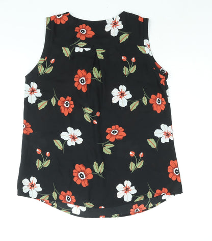 Womens UK Size 10 Marks and Spencer Black Camisole Blouse