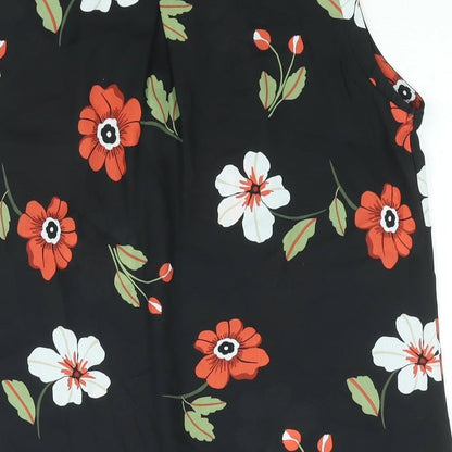 Womens UK Size 10 Marks and Spencer Black Camisole Blouse