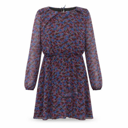 La Redoute Womens Multicoloured Floral Polyester Shift Size 14 Round Neck Tie