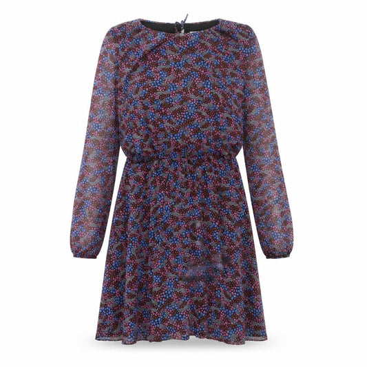 La Redoute Womens Multicoloured Floral Polyester Shift Size 14 Round Neck Tie