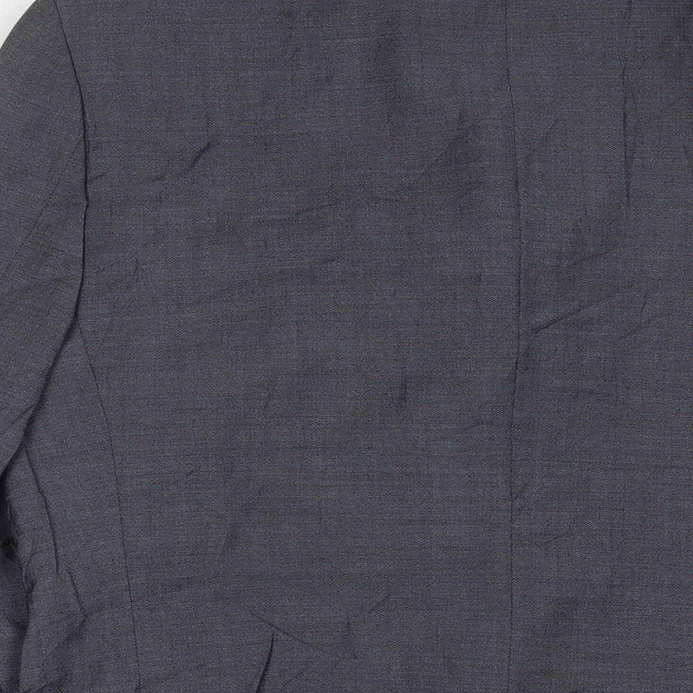 Autograph Mens Grey Wool Jacket Suit Jacket Size 38 Regular