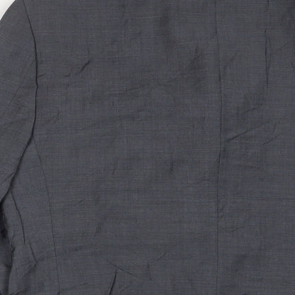 Autograph Mens Grey Wool Jacket Suit Jacket Size 38 Regular