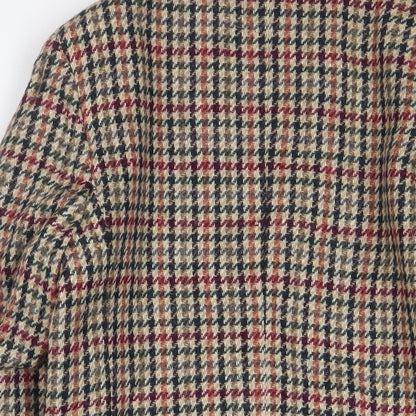 NEXT Mens Multicoloured Plaid Wool Jacket Suit Jacket Size S Regular