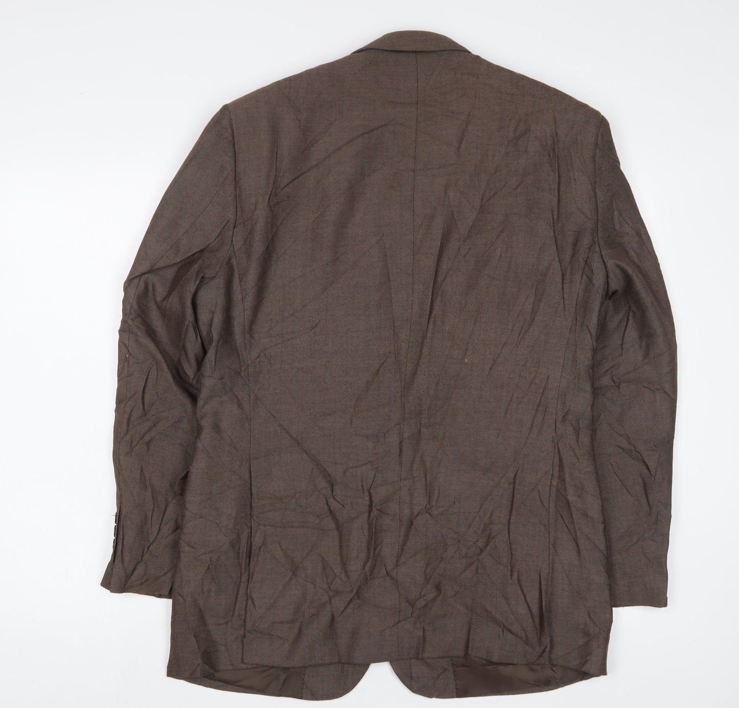 Mens UK Size 40 Greenwoods Regular Brown Suit Jacket