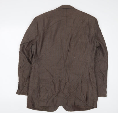 Mens UK Size 40 Greenwoods Regular Brown Suit Jacket