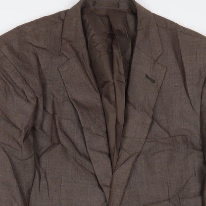 Mens UK Size 40 Greenwoods Regular Brown Suit Jacket