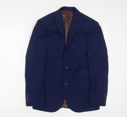 Mens UK Size 34 NEXT Regular Blue Suit Jacket
