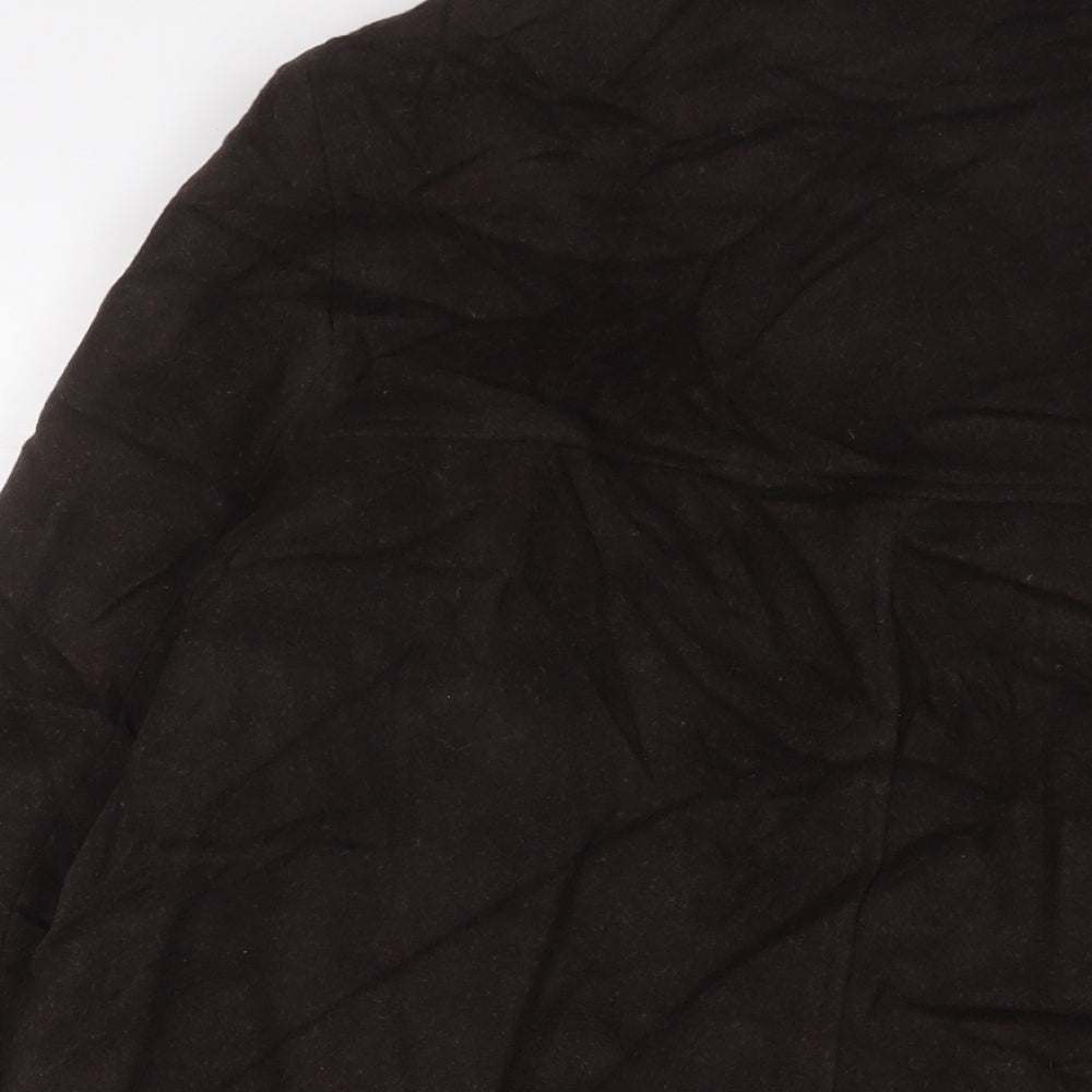 Square Womens Brown Jacket Size 14 Button