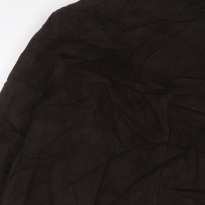 Square Womens Brown Jacket Size 14 Button